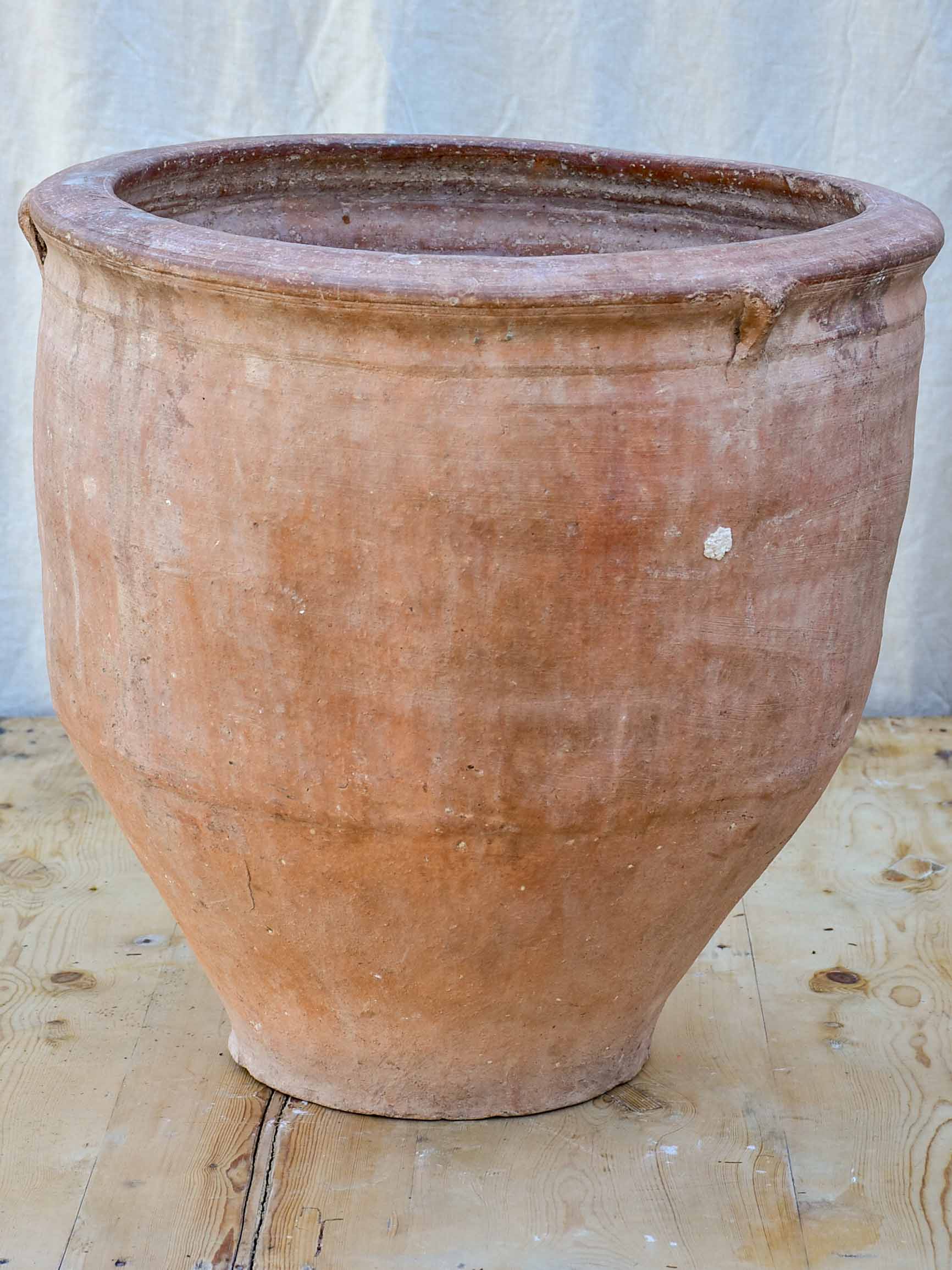 Very large antique Spanish water / oil pot