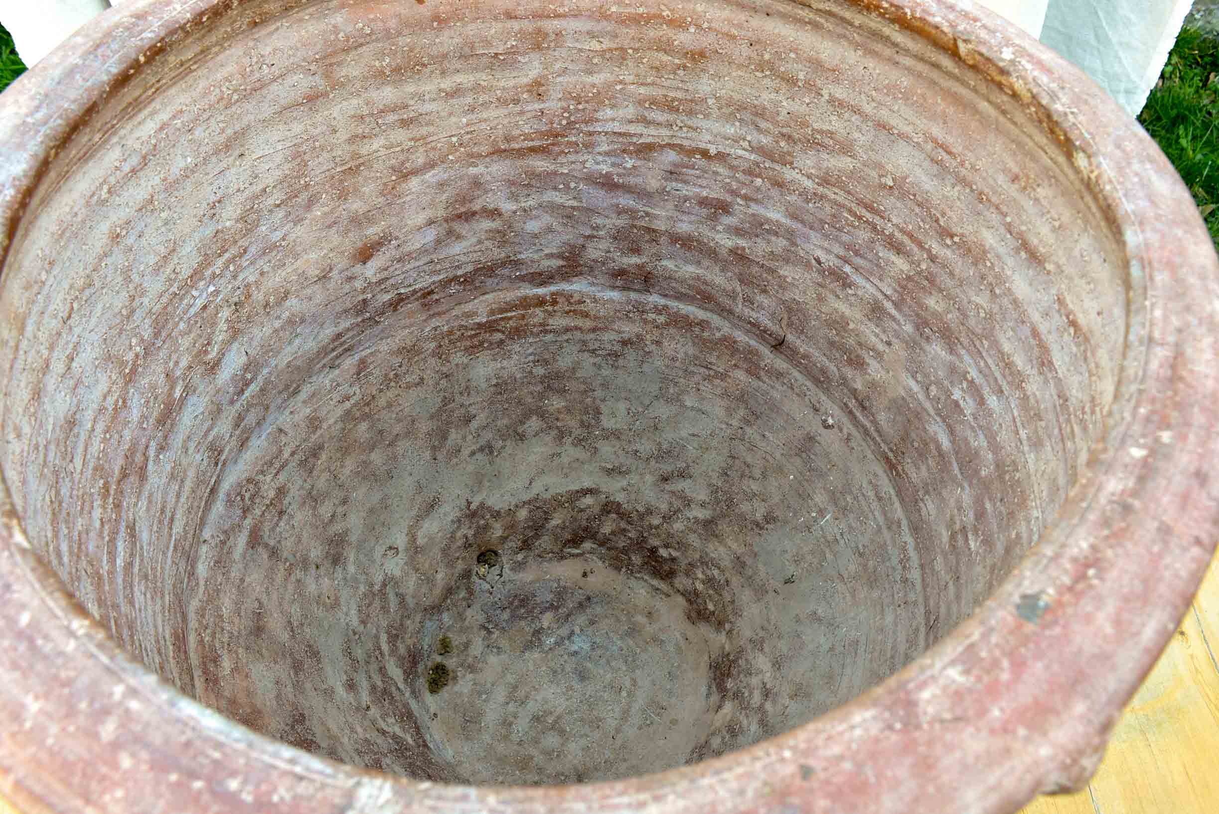 Very large antique Spanish water / oil pot