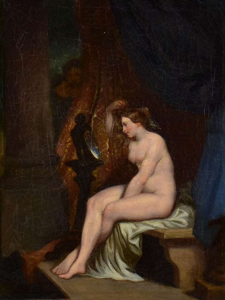 "The fiance of the king of Garbe" - La fiancée du roi de garbe, Eugène Devéria (1808-1865) 17¼" x 20¾"