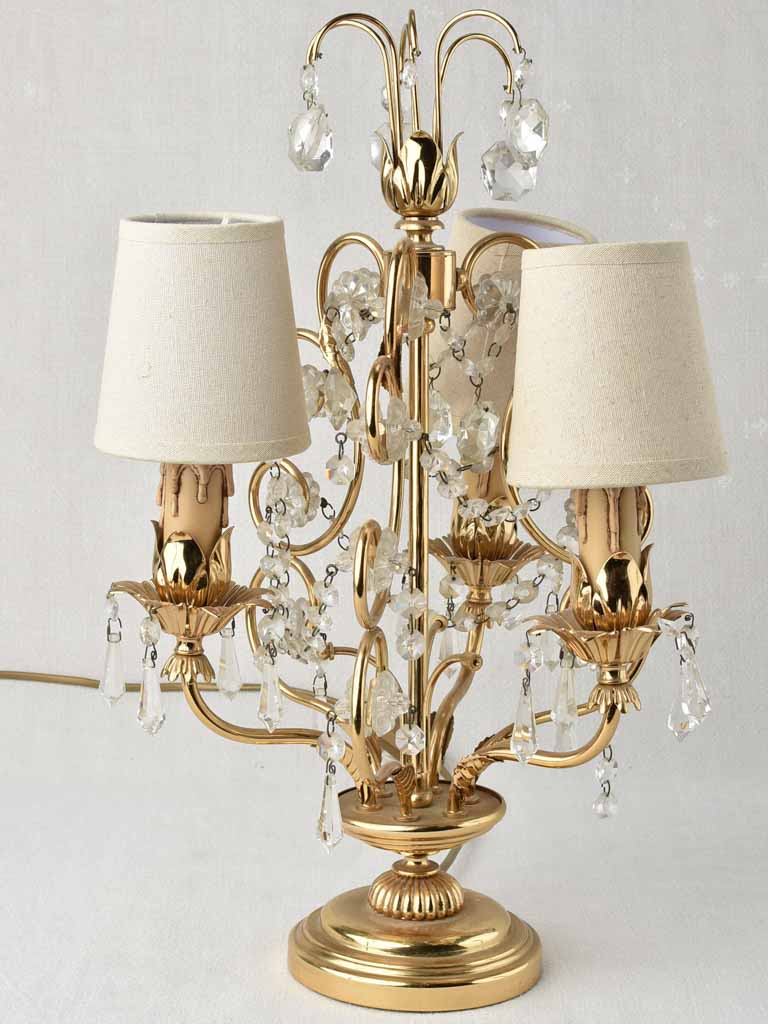 1950s elegant girandole style lighting accessory