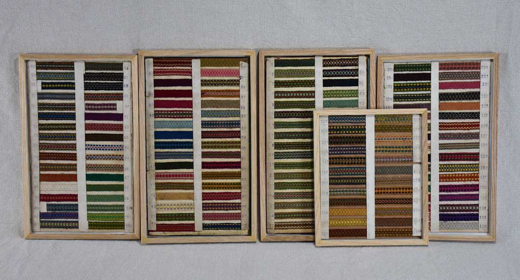 Collection of early twentieth century fabric trim samples