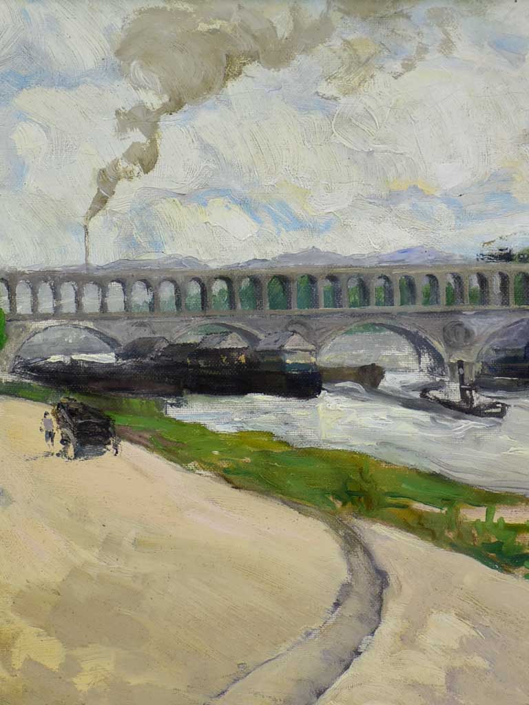 Le viaduc d'Auteuil Paris - Etienne De Lierres 15¼" x 18½"