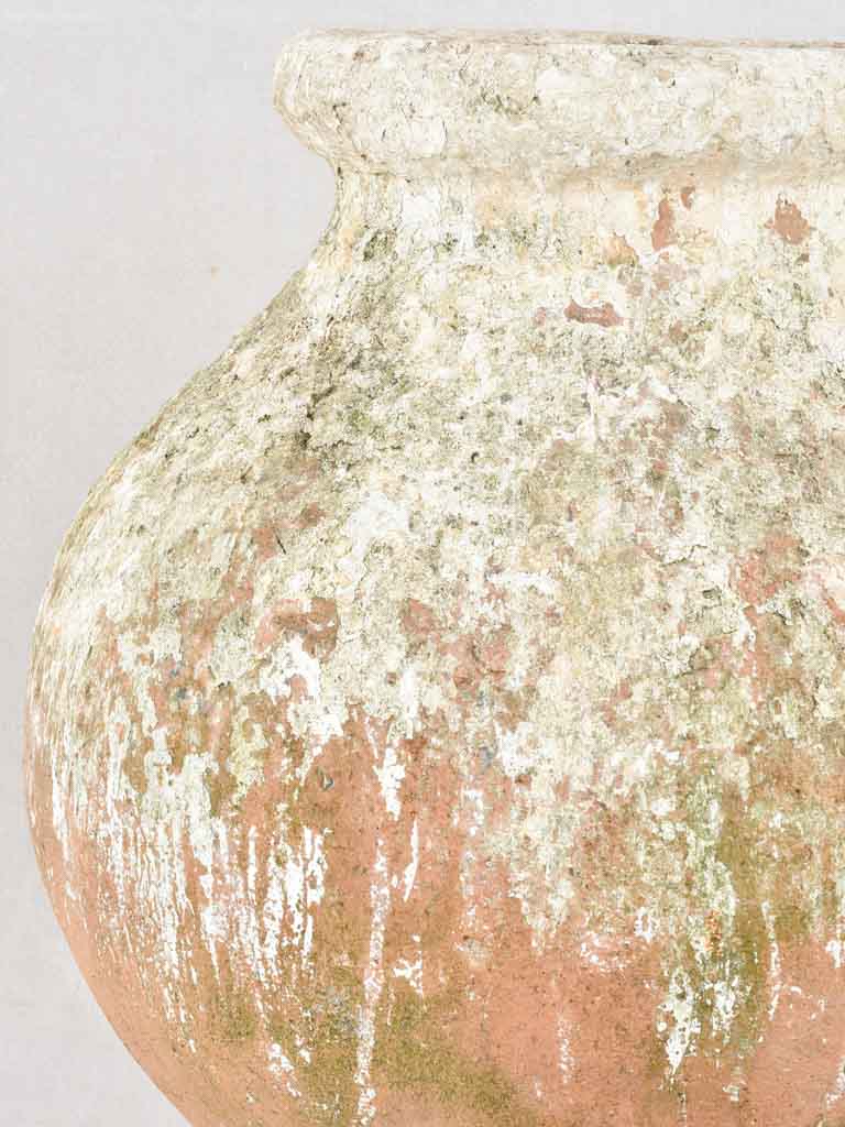 19th century Spanish oil pot - weathered 24"