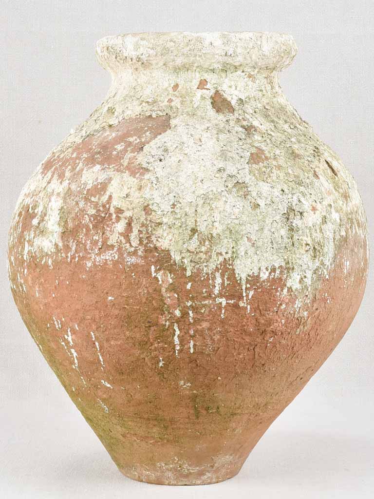 19th century Spanish oil pot - weathered 24"