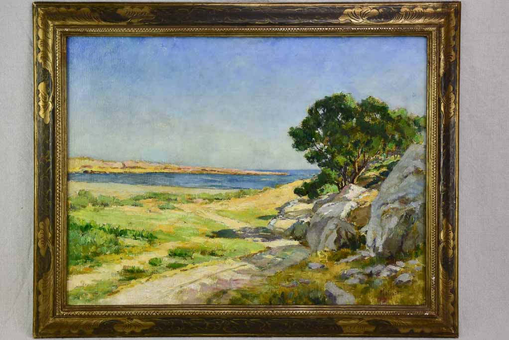 La Couronne Marseille 1936 - Maurice Molinetti (1894-1950) 28" x 22"