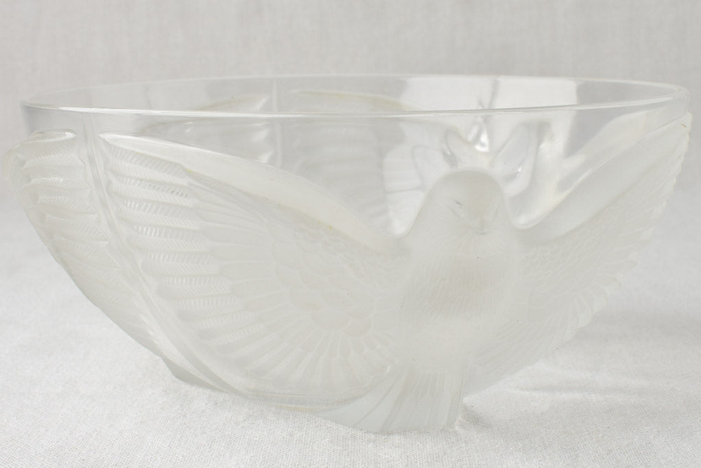 Historic crystal art deco dish