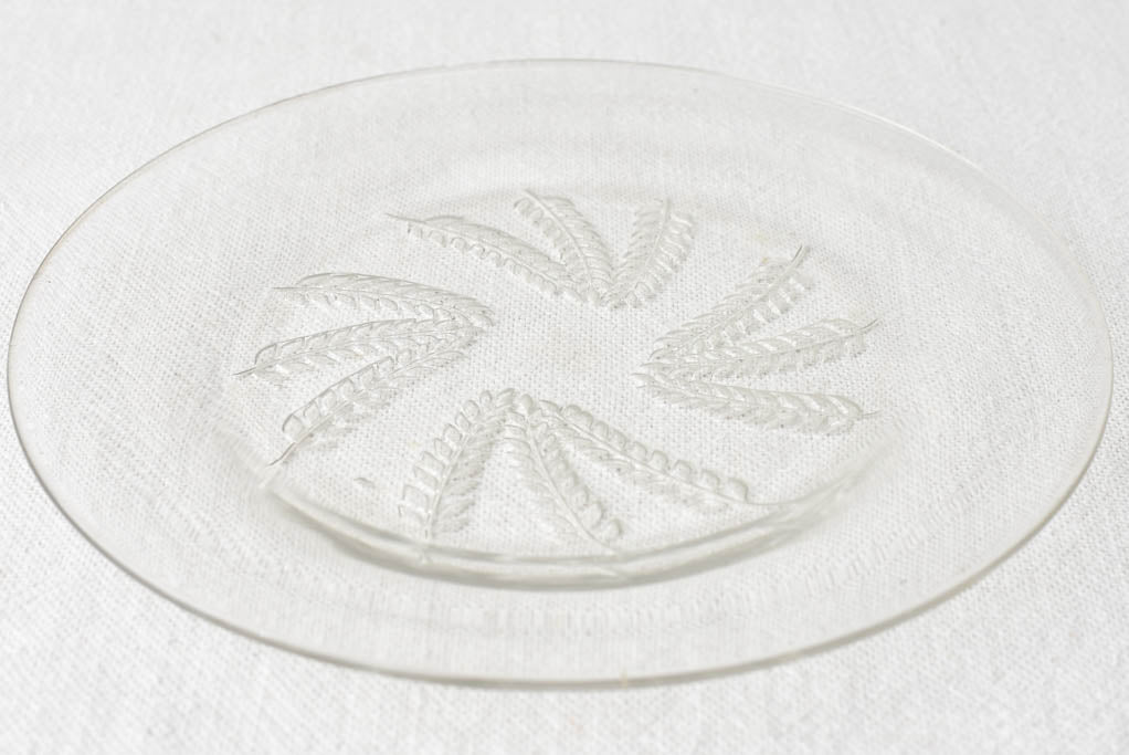 Retro Lalique Crystal Entrée Plates Selection