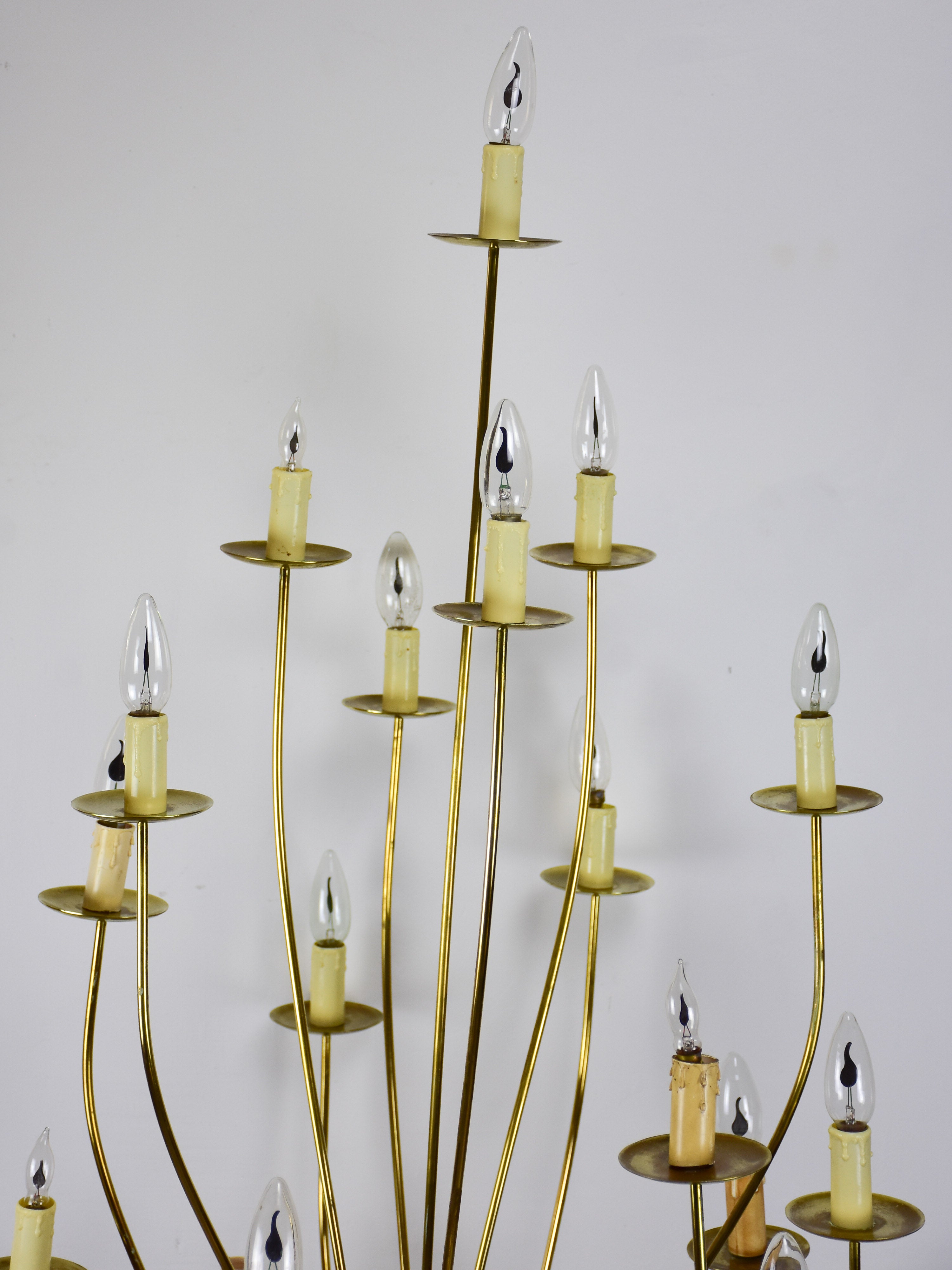 Mid-century floor lamp - tree with 20 lights