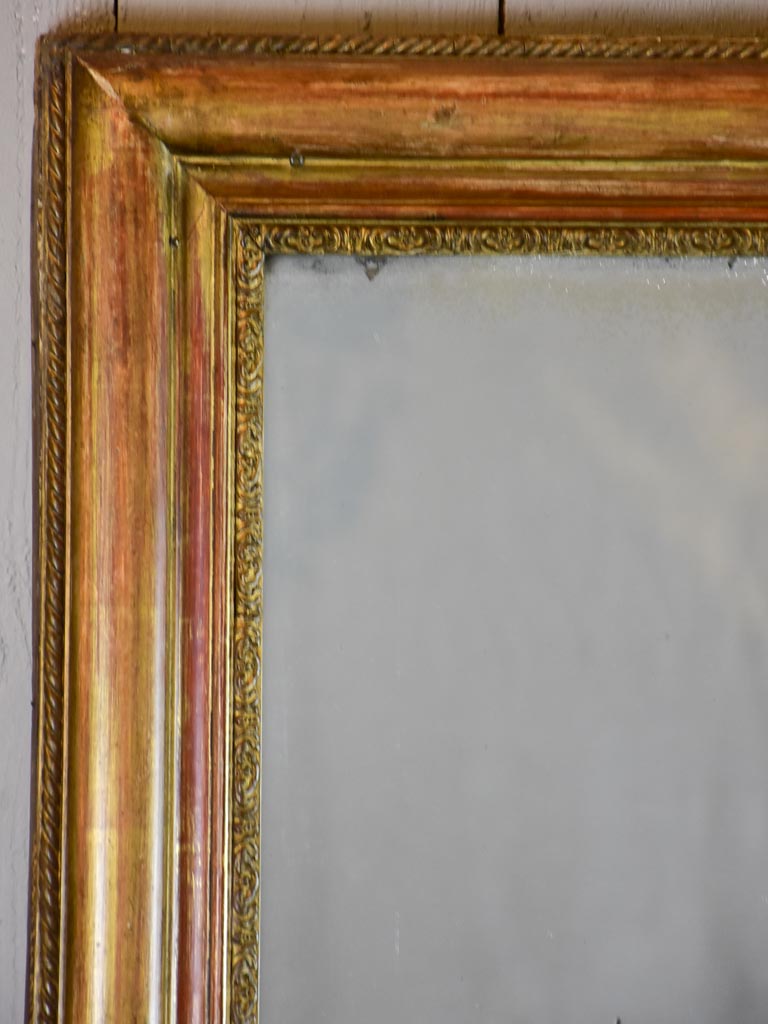 Early 19th Century French gilt mirror 38½" x  43¼"