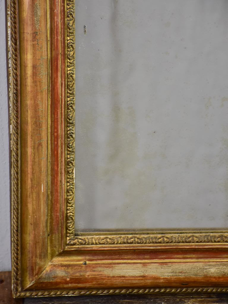 Early 19th Century French gilt mirror 38½" x  43¼"