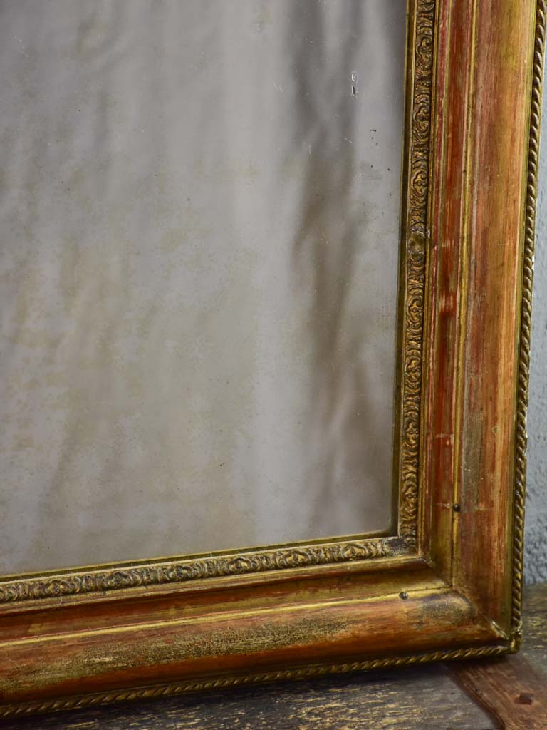 Early 19th Century French gilt mirror 38½" x  43¼"