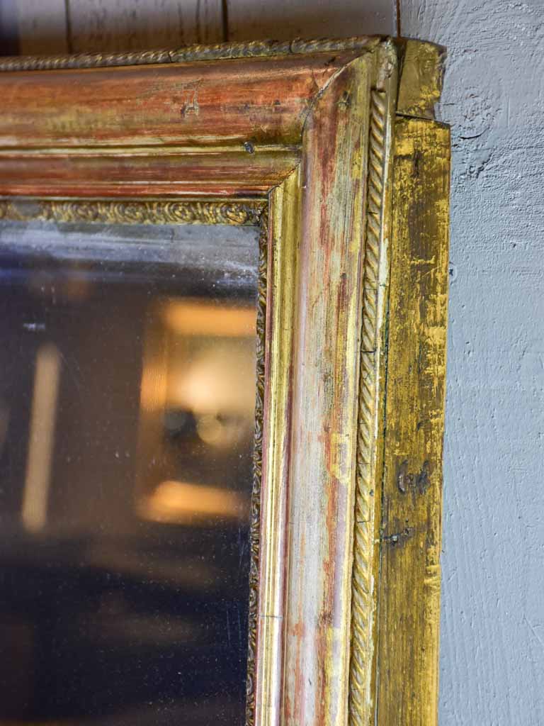 Early 19th Century French gilt mirror 38½" x  43¼"