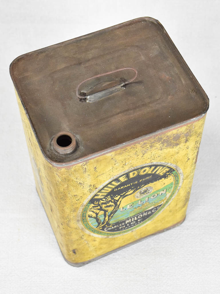 1930s olive oil container from Nice