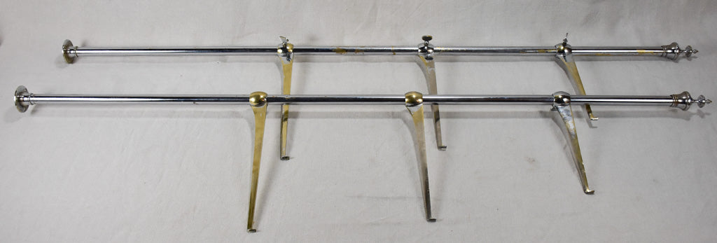 Adjustable Siegel shelf supports - 1930's 58"