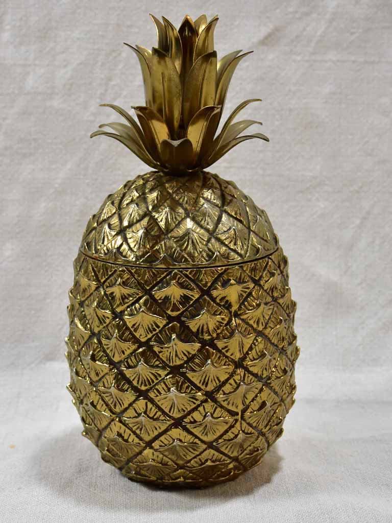 1970's Mauro Manetti Italian pineapple ice bucket 10¾"