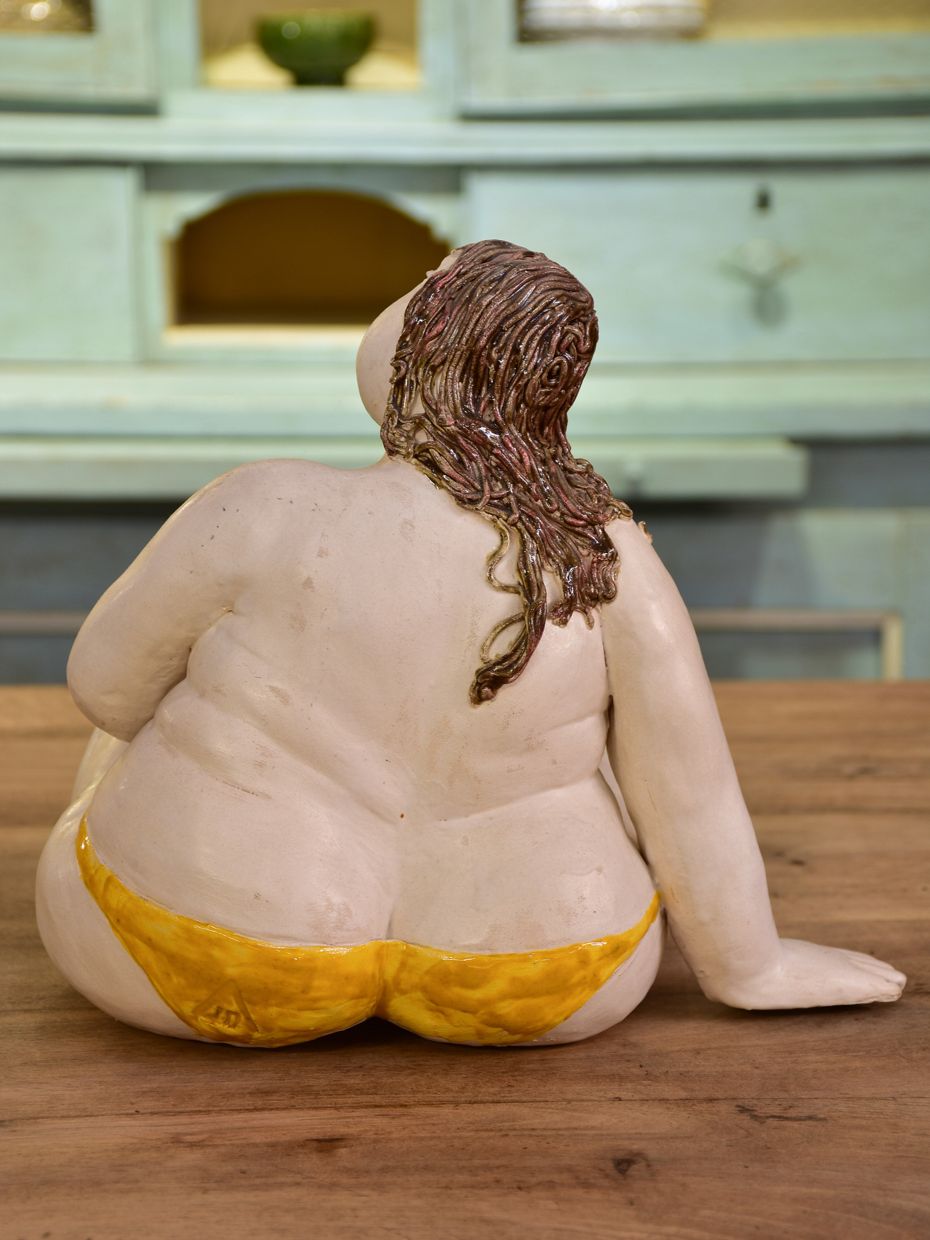 Artisan sculpture - Baigneuse tropézienne