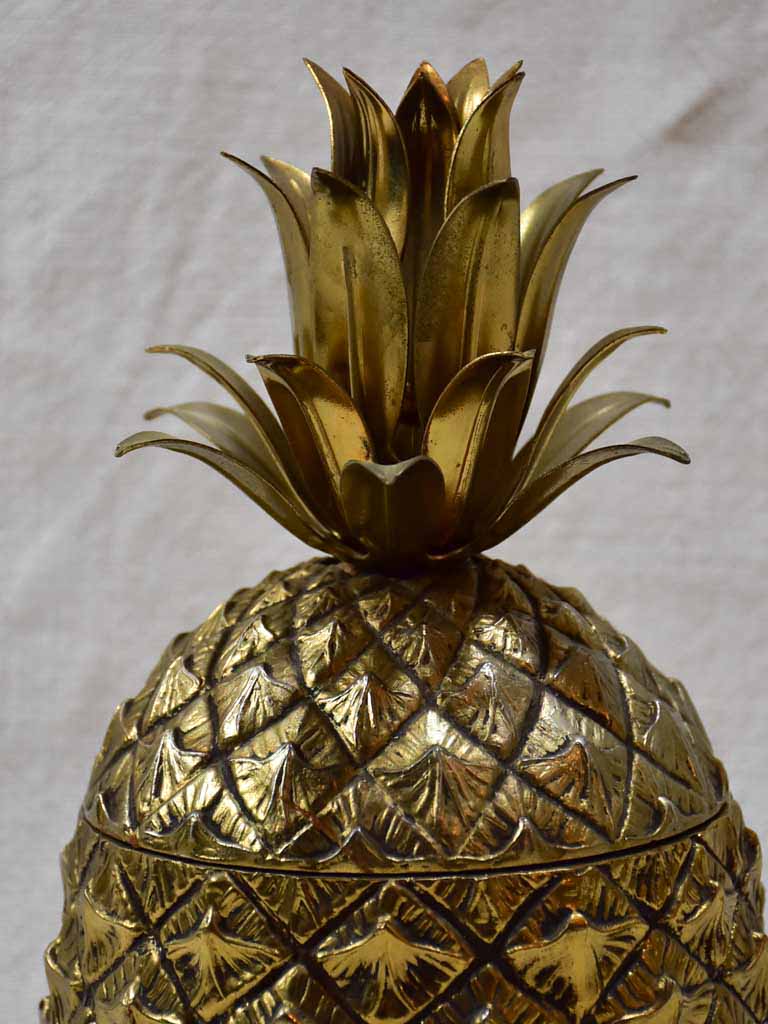 1970's Mauro Manetti Italian pineapple ice bucket 10¾"