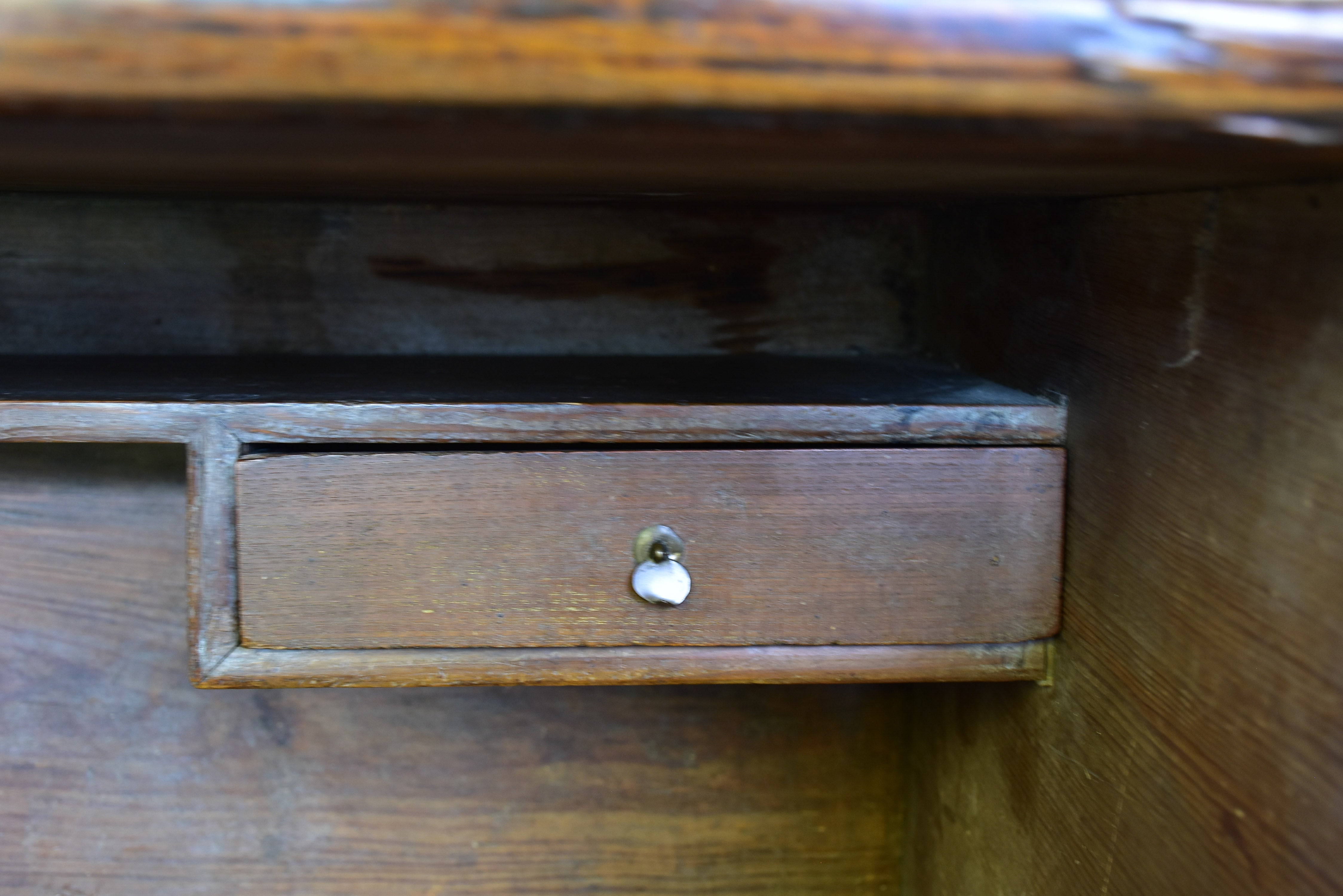 19th Century travel trunk / console