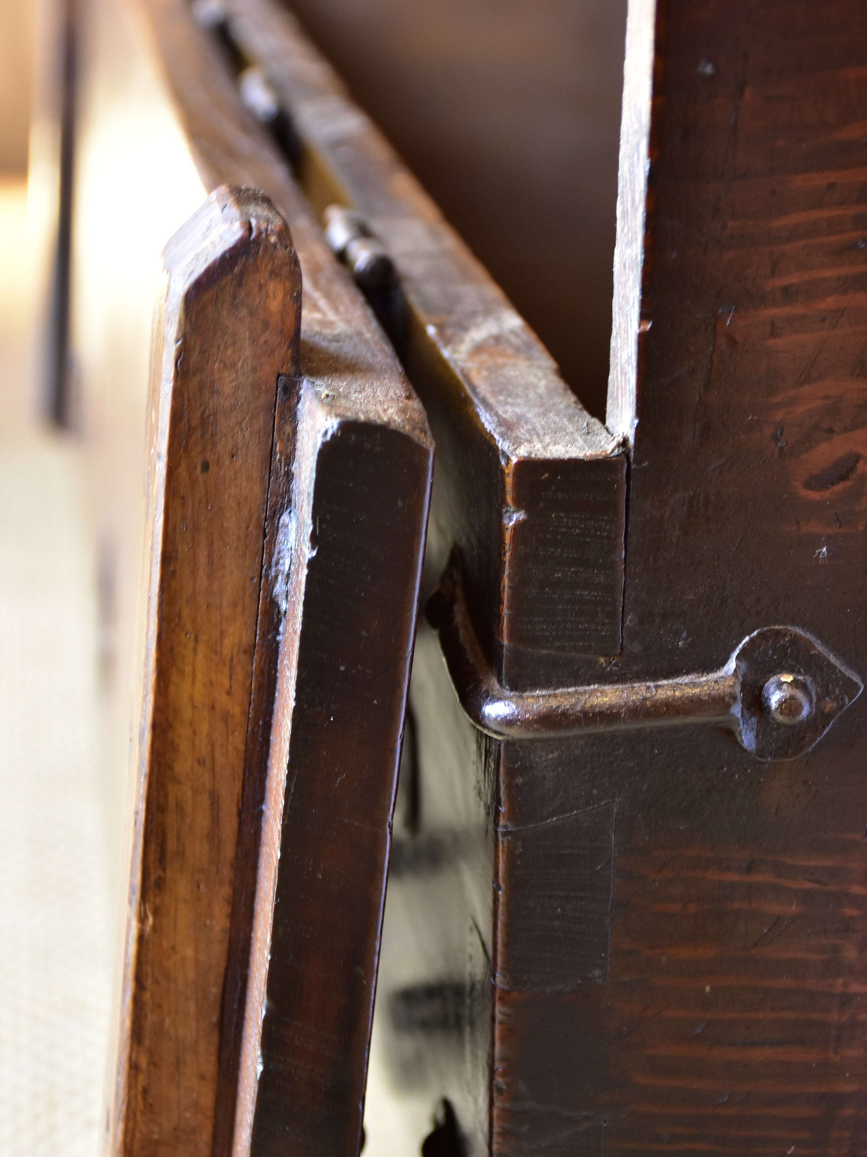 19th Century travel trunk / console