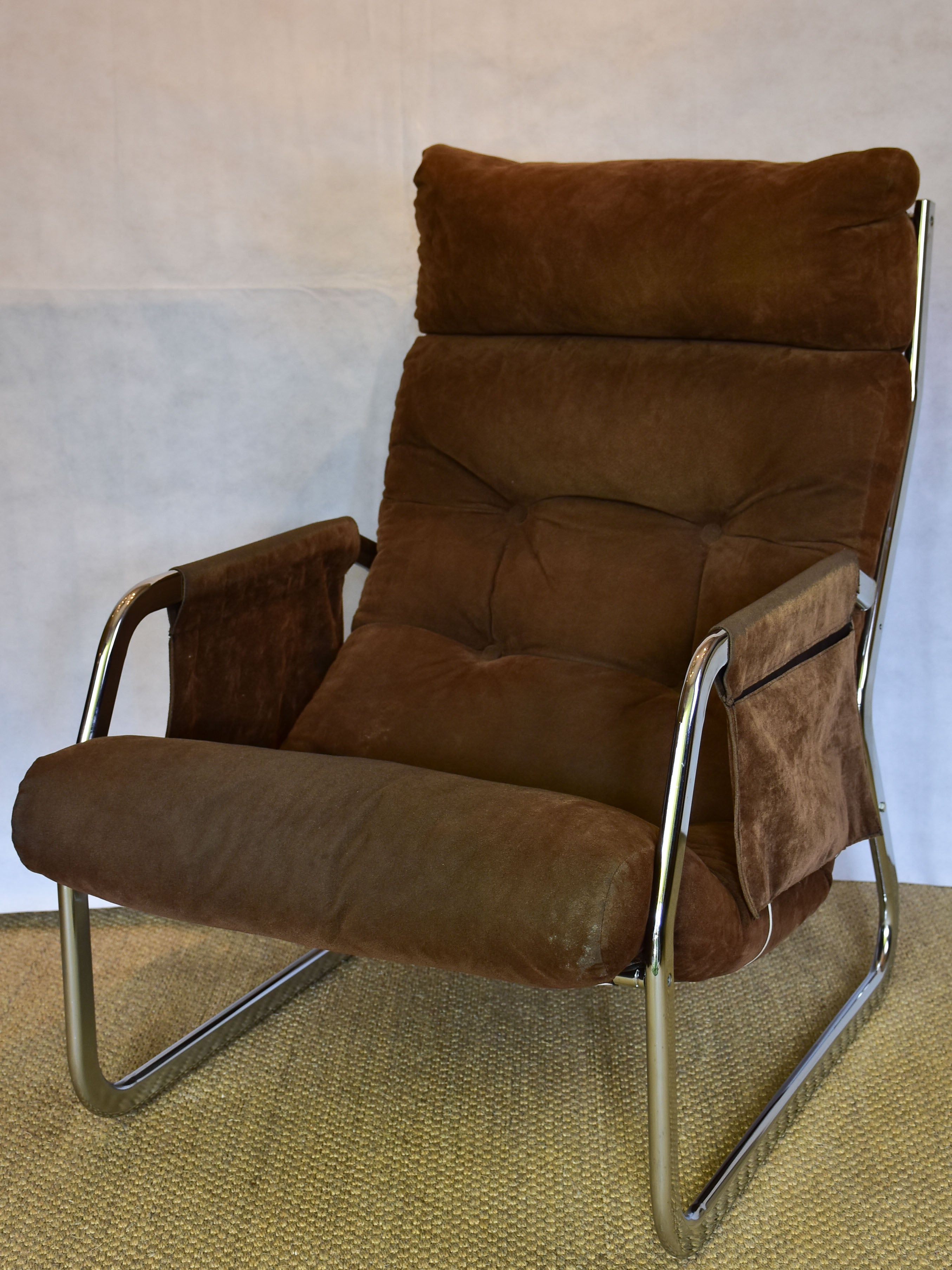 Pair of Italian mid-century armchairs