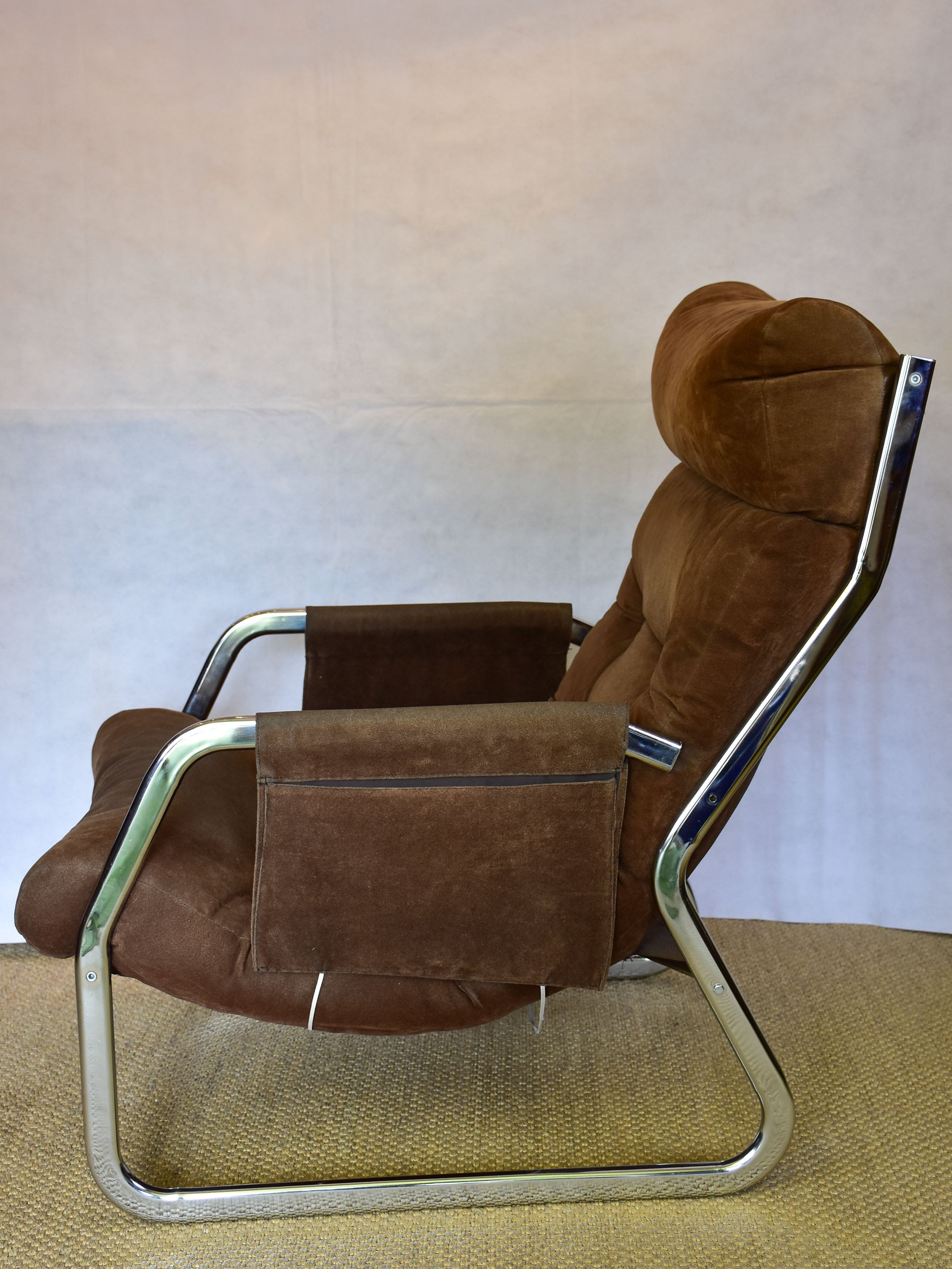 Pair of Italian mid-century armchairs