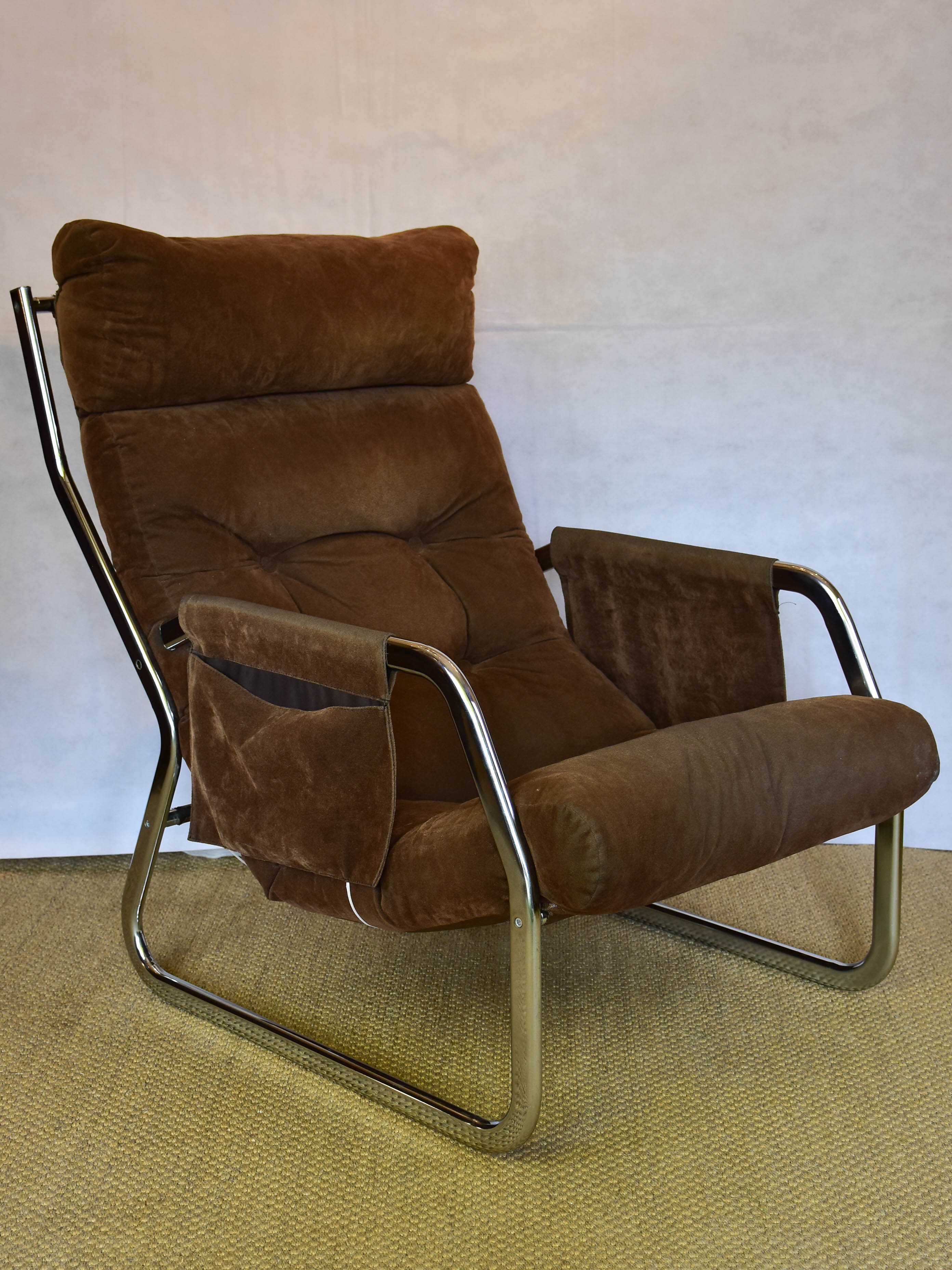 Pair of Italian mid-century armchairs