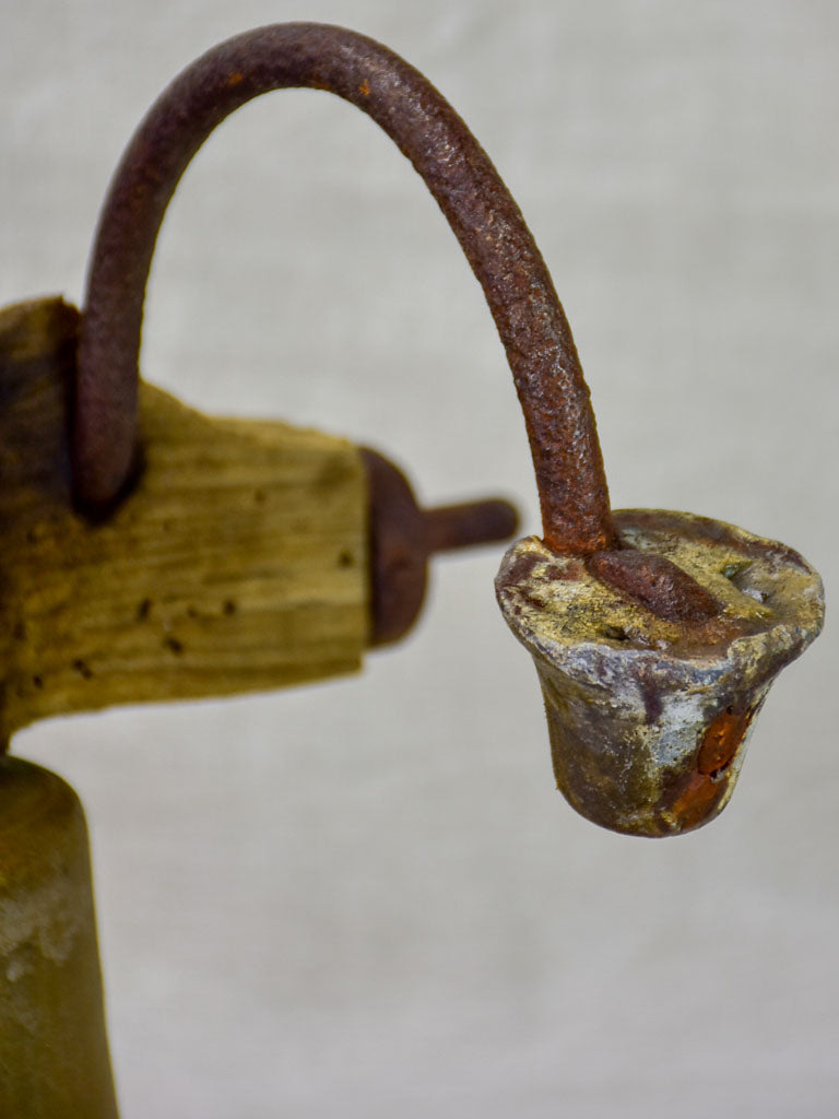 Antique French bell with chain