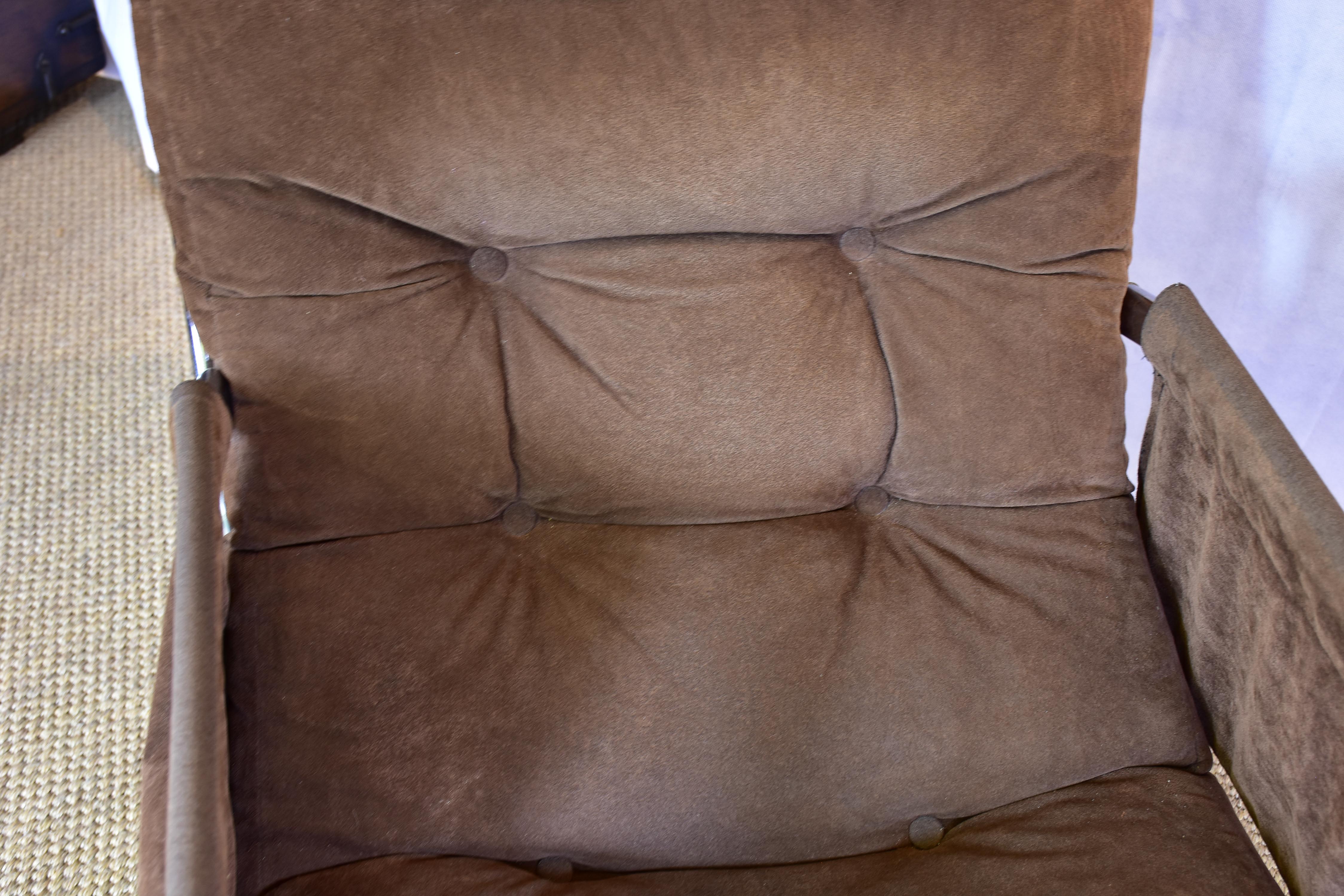 Pair of Italian mid-century armchairs