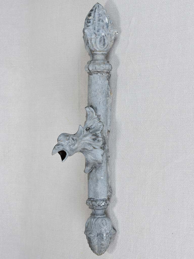 Early 20th century zinc spout 20"