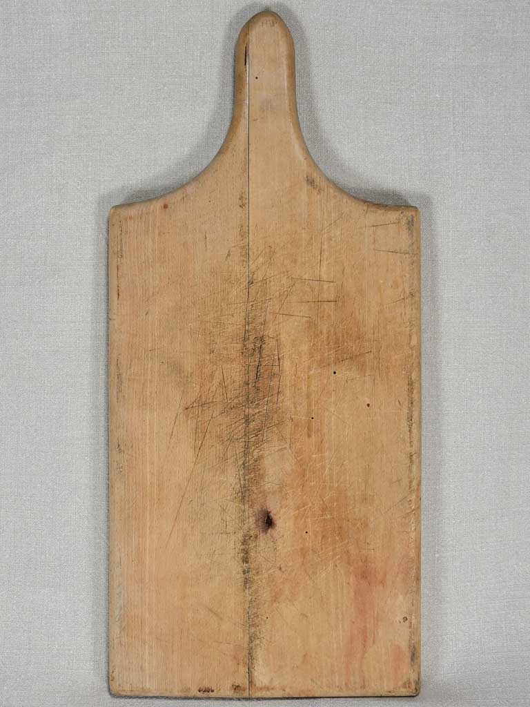 Vintage French cutting board 21¾" x 9¾"