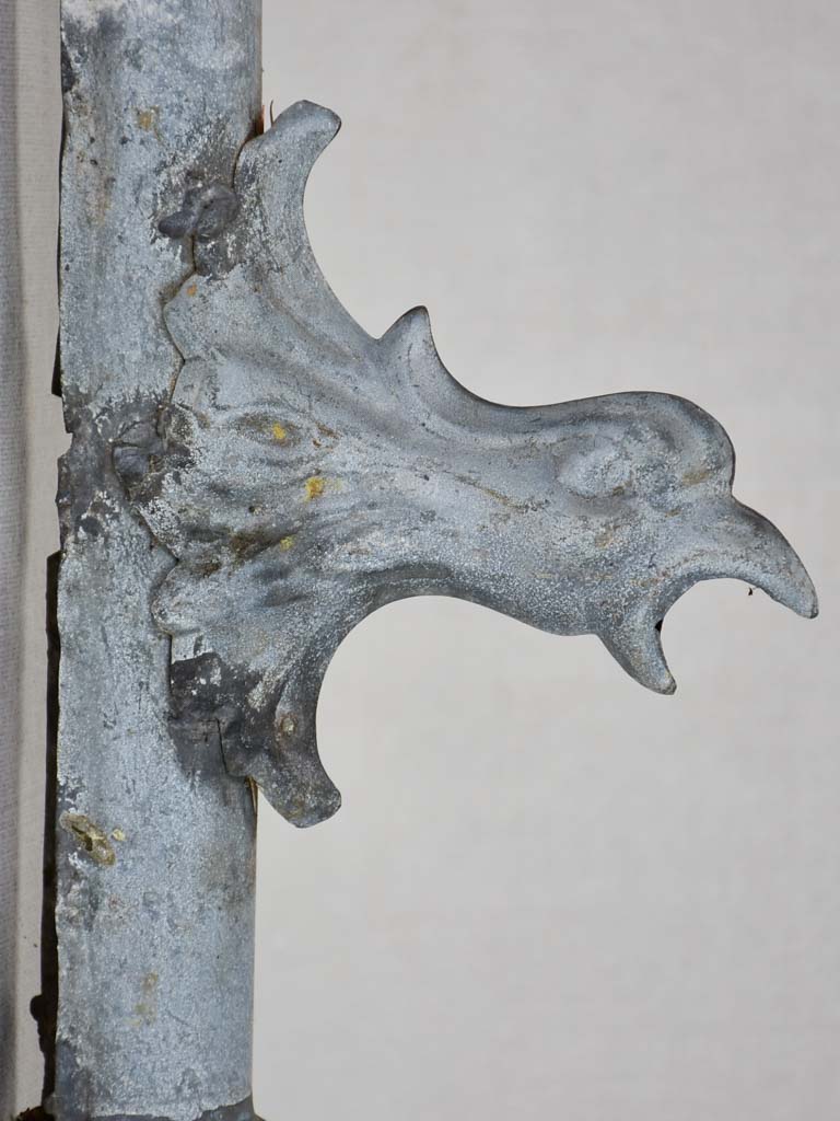 Early 20th century zinc spout 20"