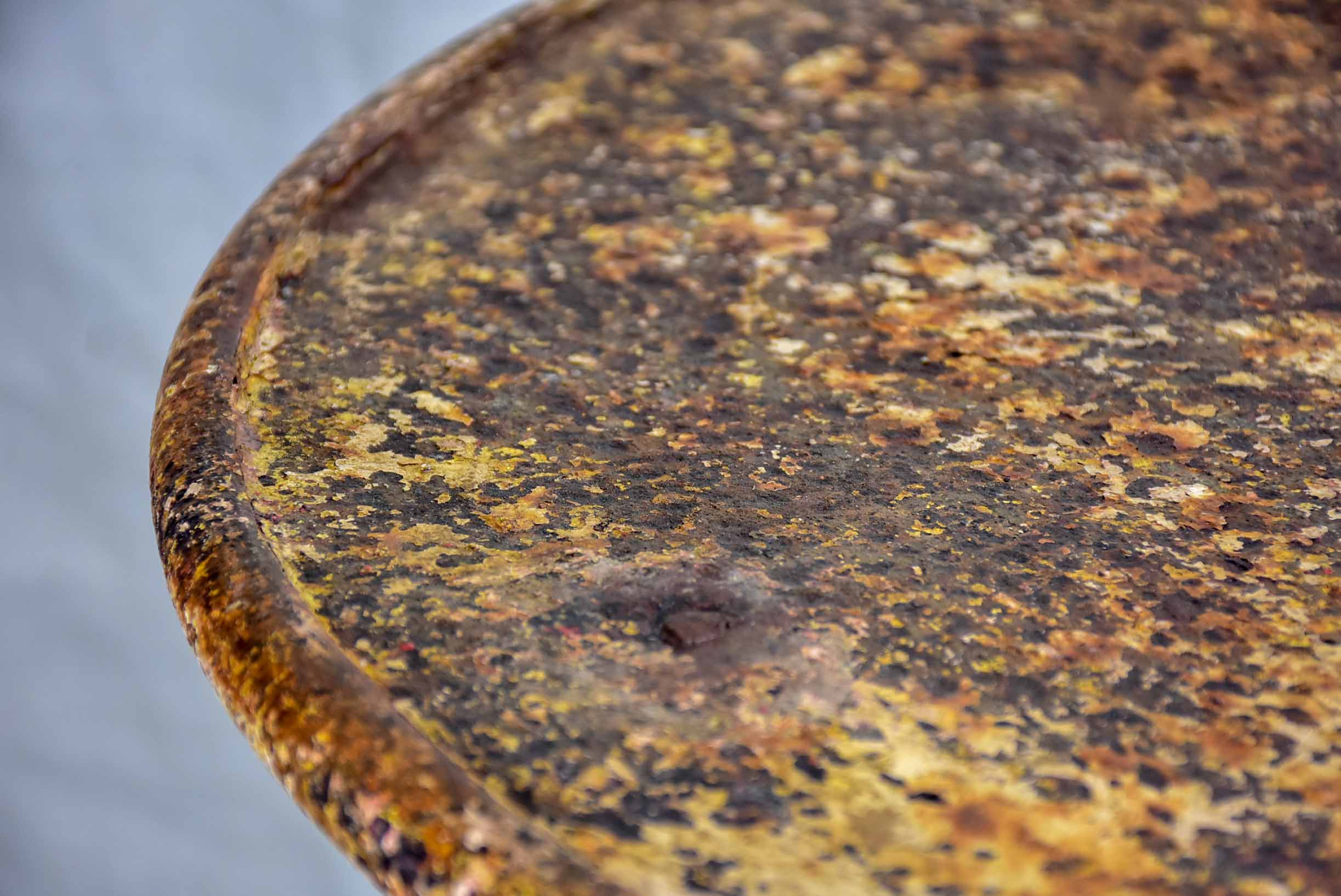 Original 19th Century Arras garden table with hoof feet