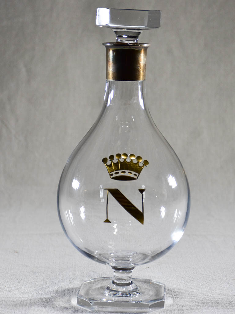 Napoleon carafe - N with crown