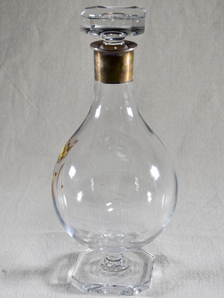 Napoleon carafe - N with crown