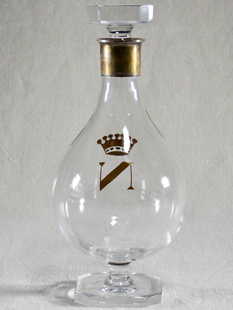 Napoleon carafe - N with crown