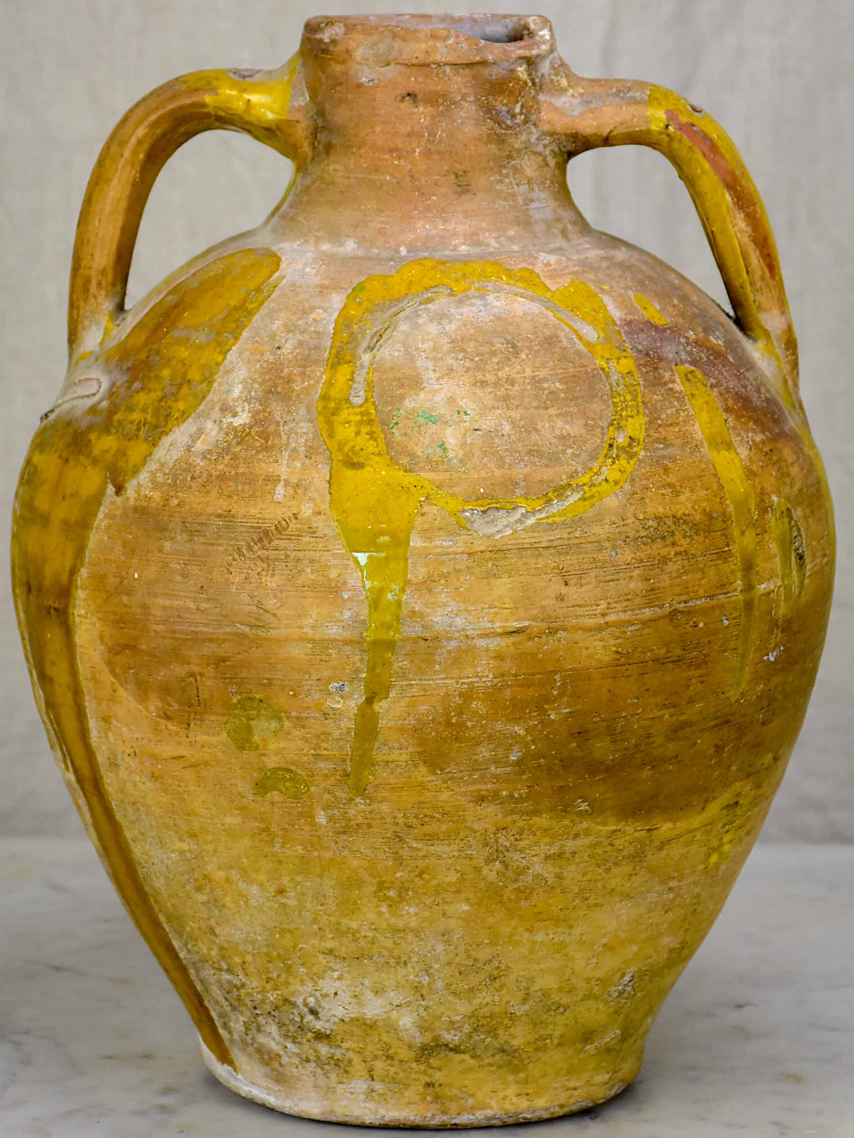 19th Century terra cotta water jug