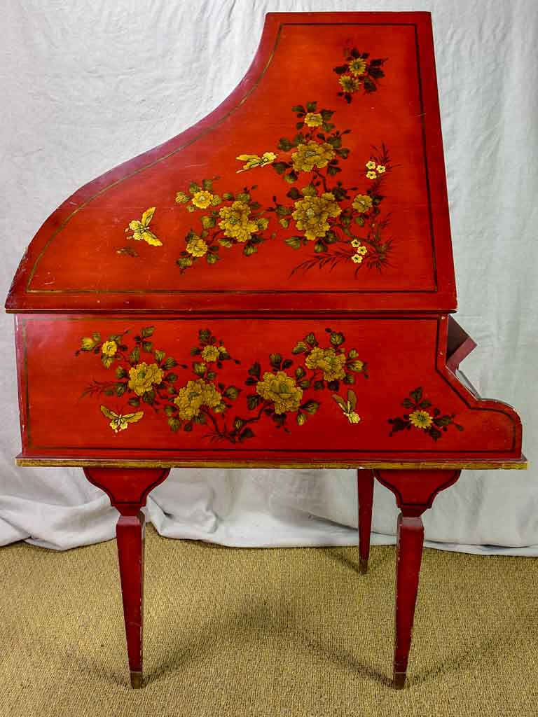 Antique small scale grand piano