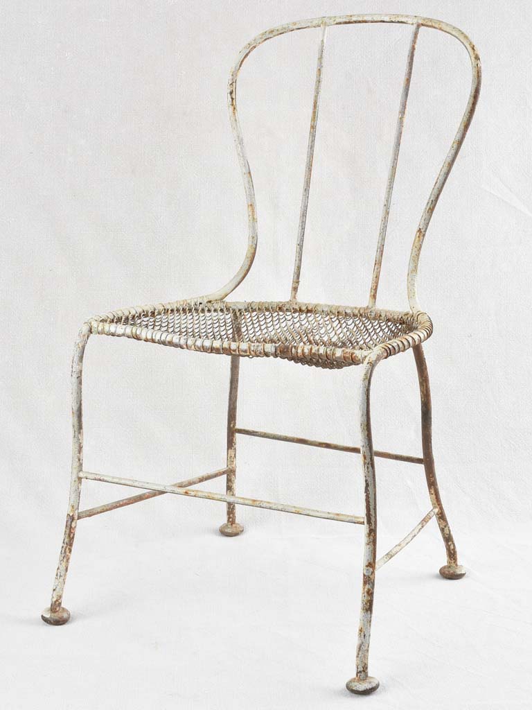 Antique child's garden chair - metal