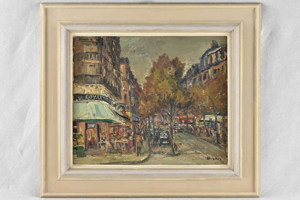 Saint Germain Paris painting 1960s - 26¾" x 29½"