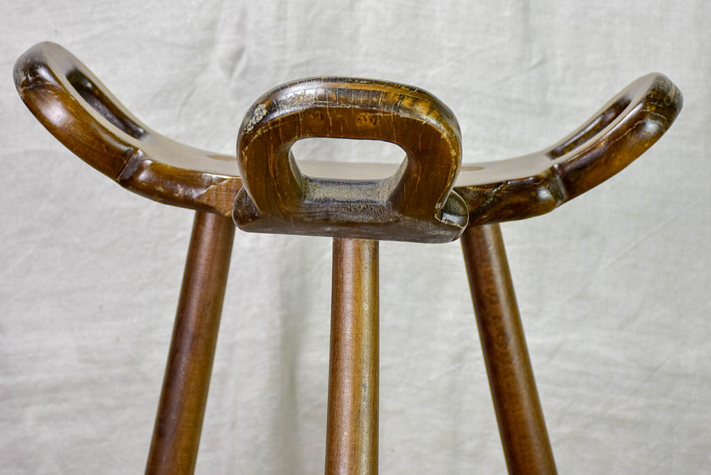 Three vintage Scandianvian designer barstools - Carl Malmsten