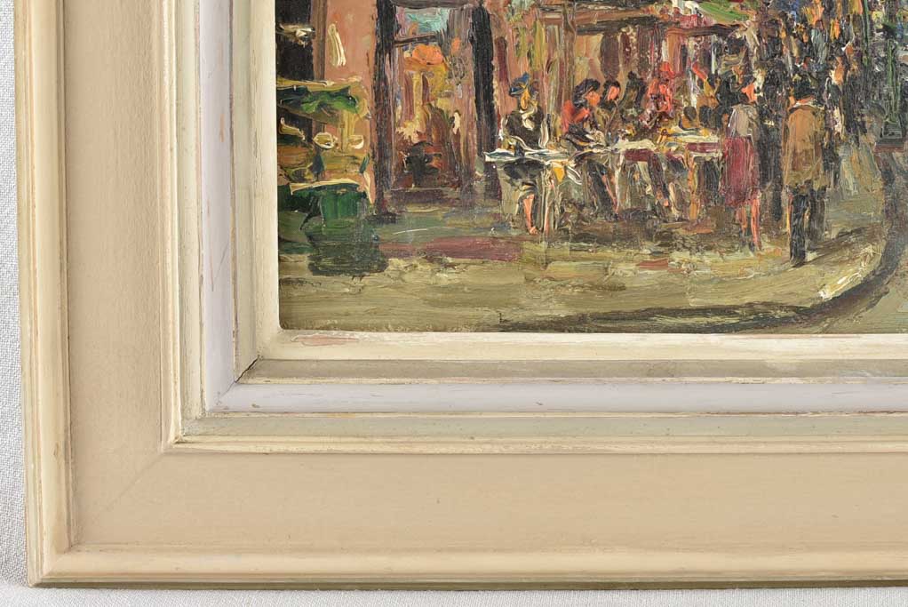 Saint Germain Paris painting 1960s - 26¾" x 29½"