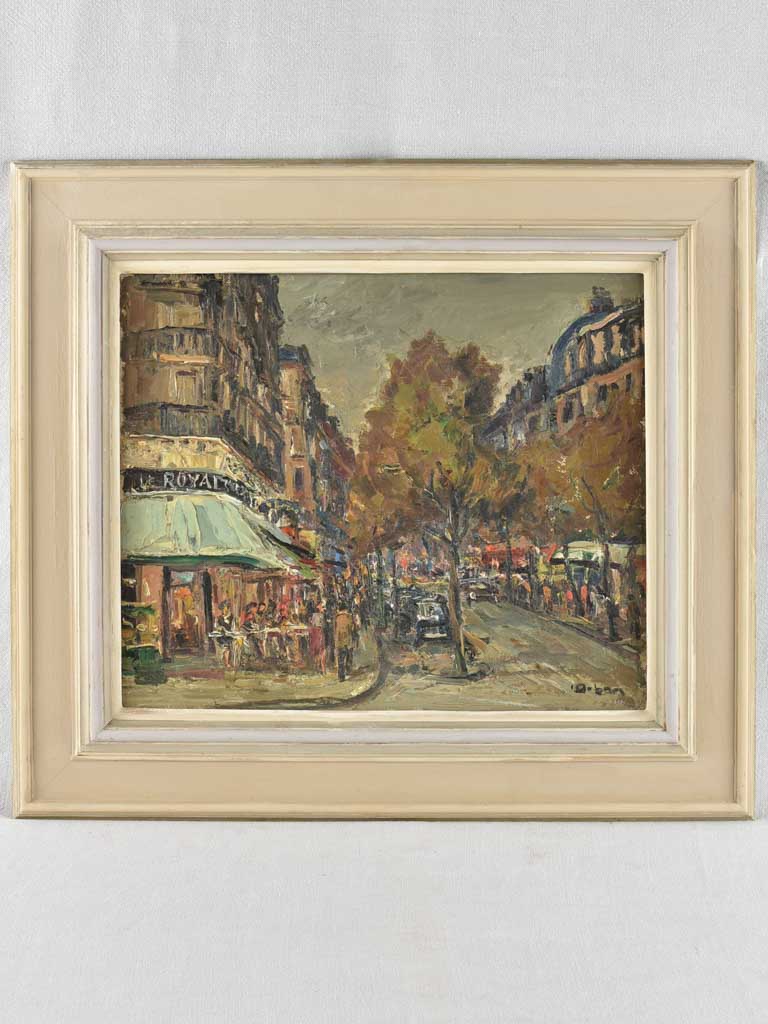 Saint Germain Paris painting 1960s - 26¾" x 29½"