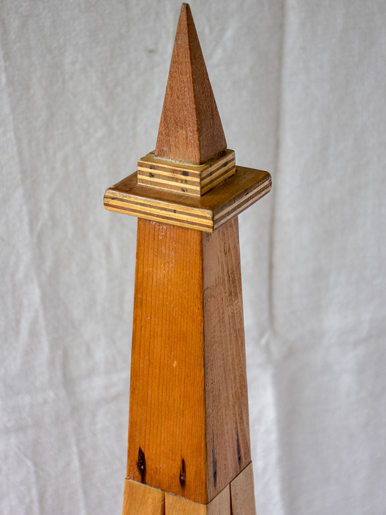 Antique French model of the Eiffel Tower - Apprentice piece 33½"