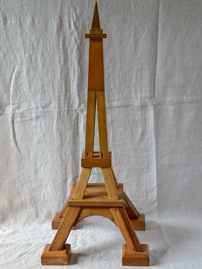 Antique French model of the Eiffel Tower - Apprentice piece 33½"