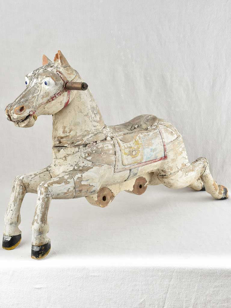 19th Century Glass-eyed Merry-Go-Round Horse