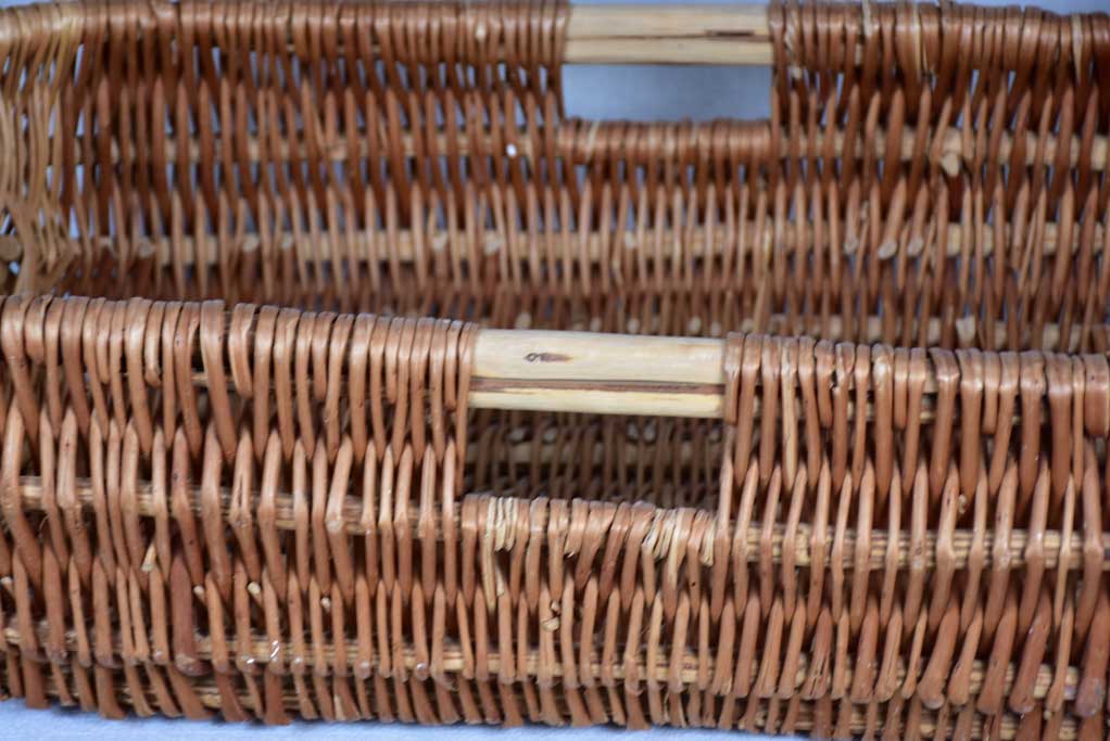 Large antique French bread basket 26"