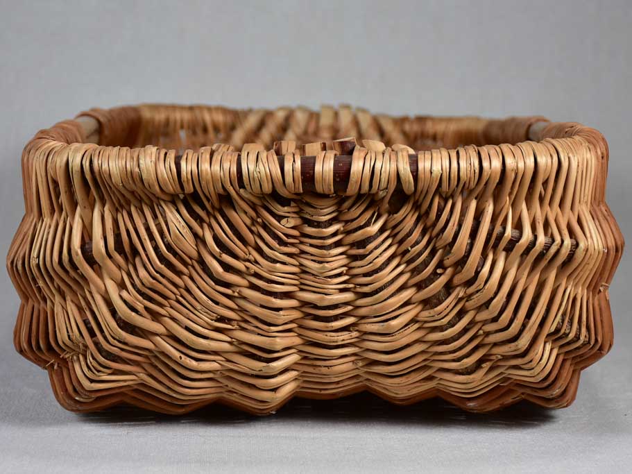 Large antique French bread basket 26"