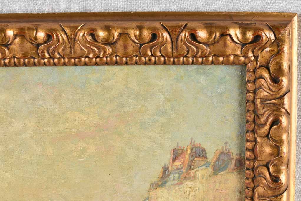 Original gilt stucco framed artwork