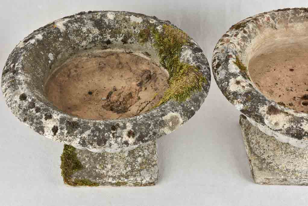 Pair of vintage French Planters from a Chateau 14¼" x 20½"