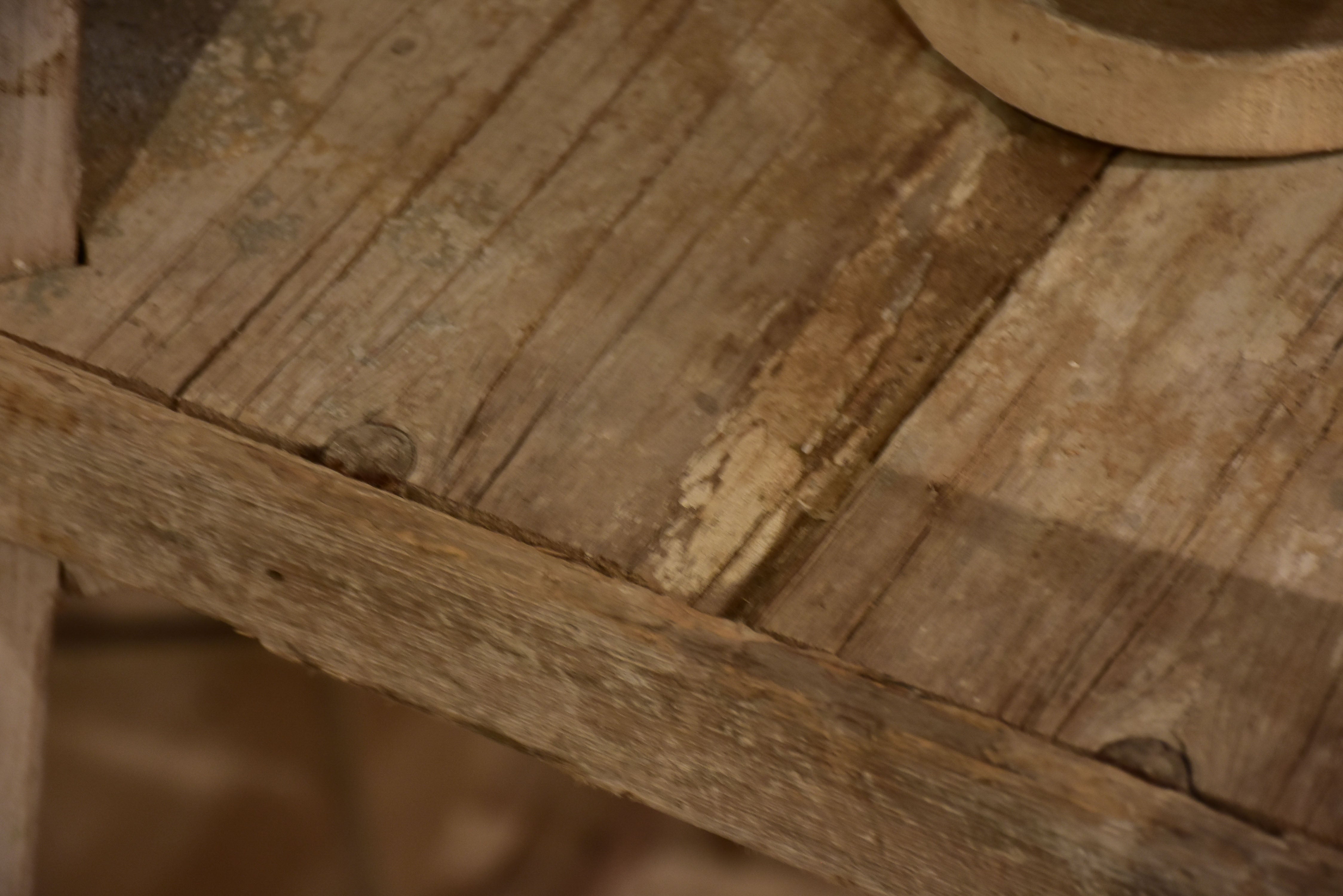 Rustic antique French sculptor's table